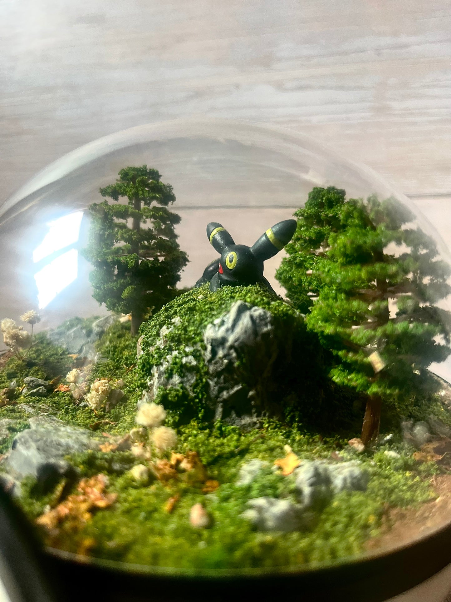 UMBREON (Large 14cm) PokéBall Diorama Terrarium