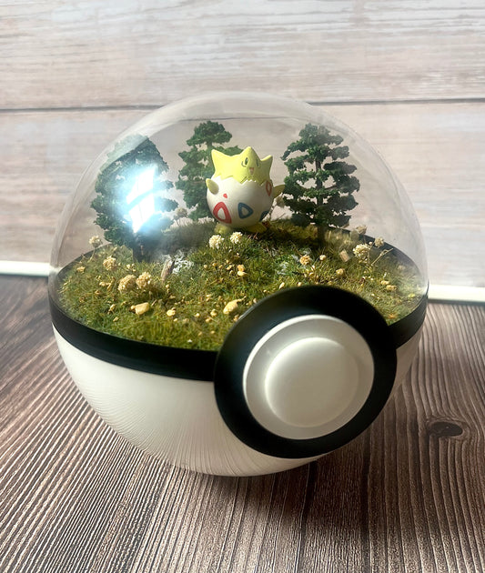 TOGEPI (Large 14cm) PokéBall Diorama Terrarium