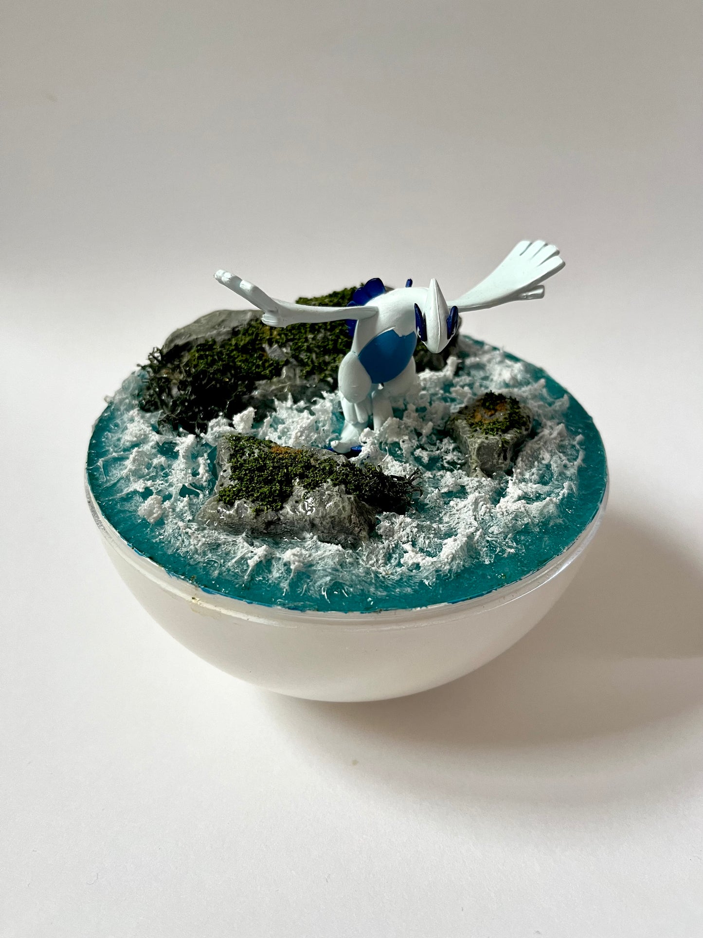 LUGIA (Medium 5.5 inch) PokéBall Diorama Terrarium