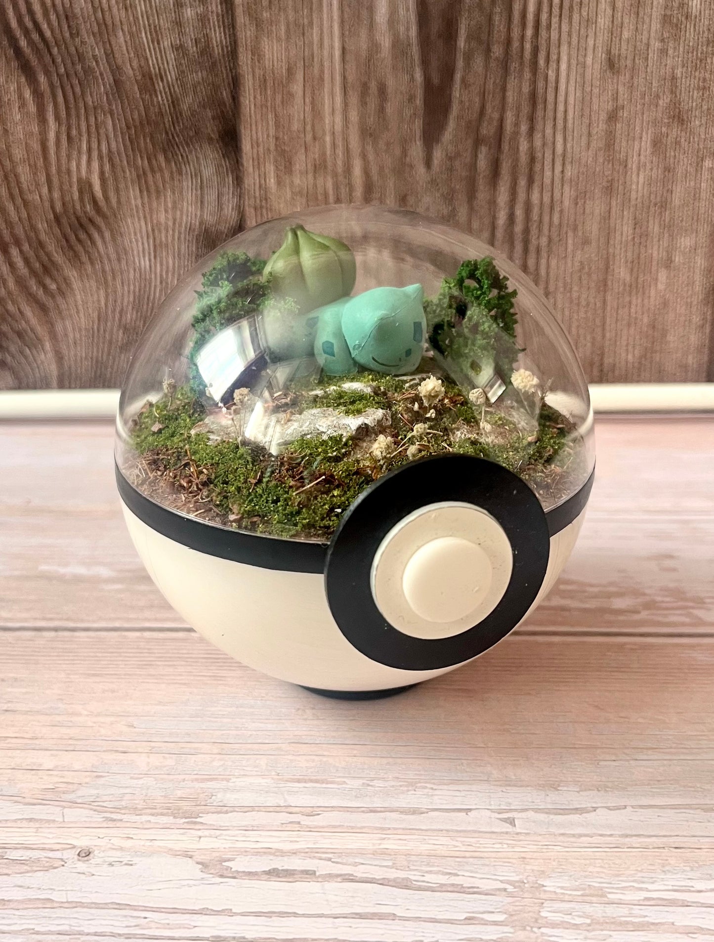BULBASAUR (Small 10cm) PokéBall Diorama Terrarium