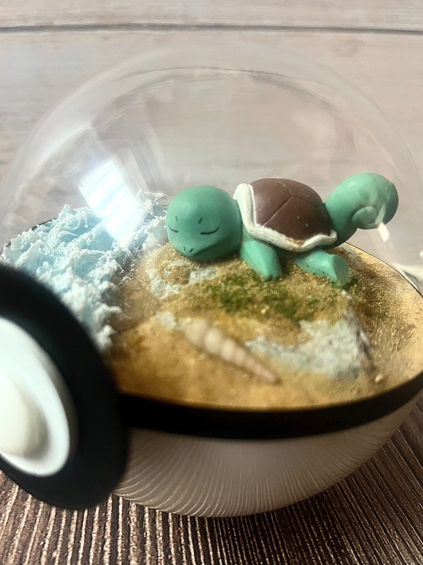 SQUIRTLE (Small 10cm) PokéBall Diorama Terrarium