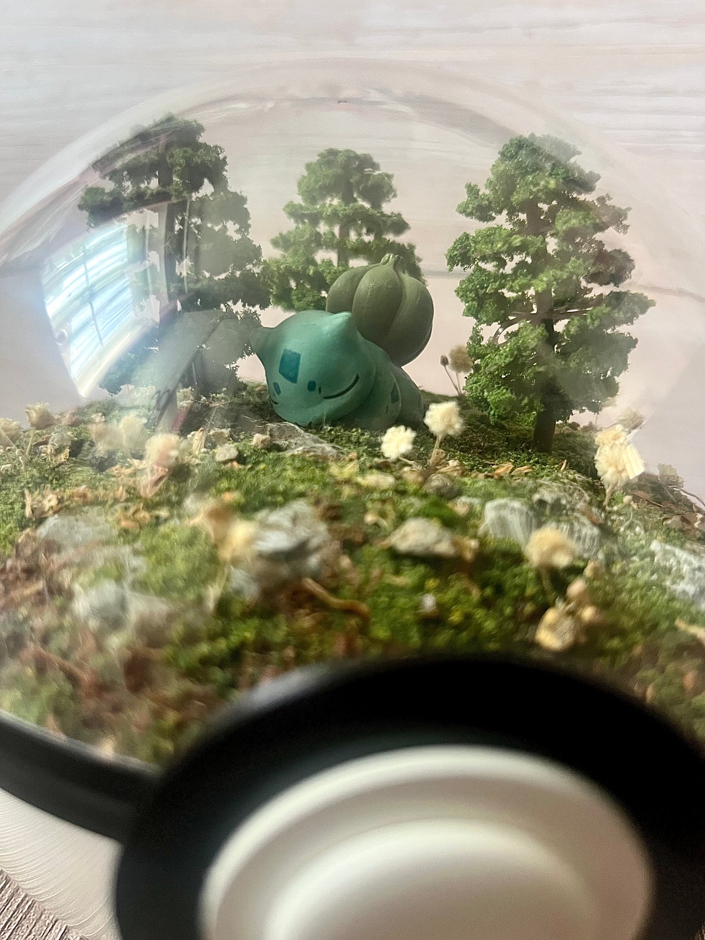 BULBASAUR (Large 14cm) PokéBall Diorama Terrarium