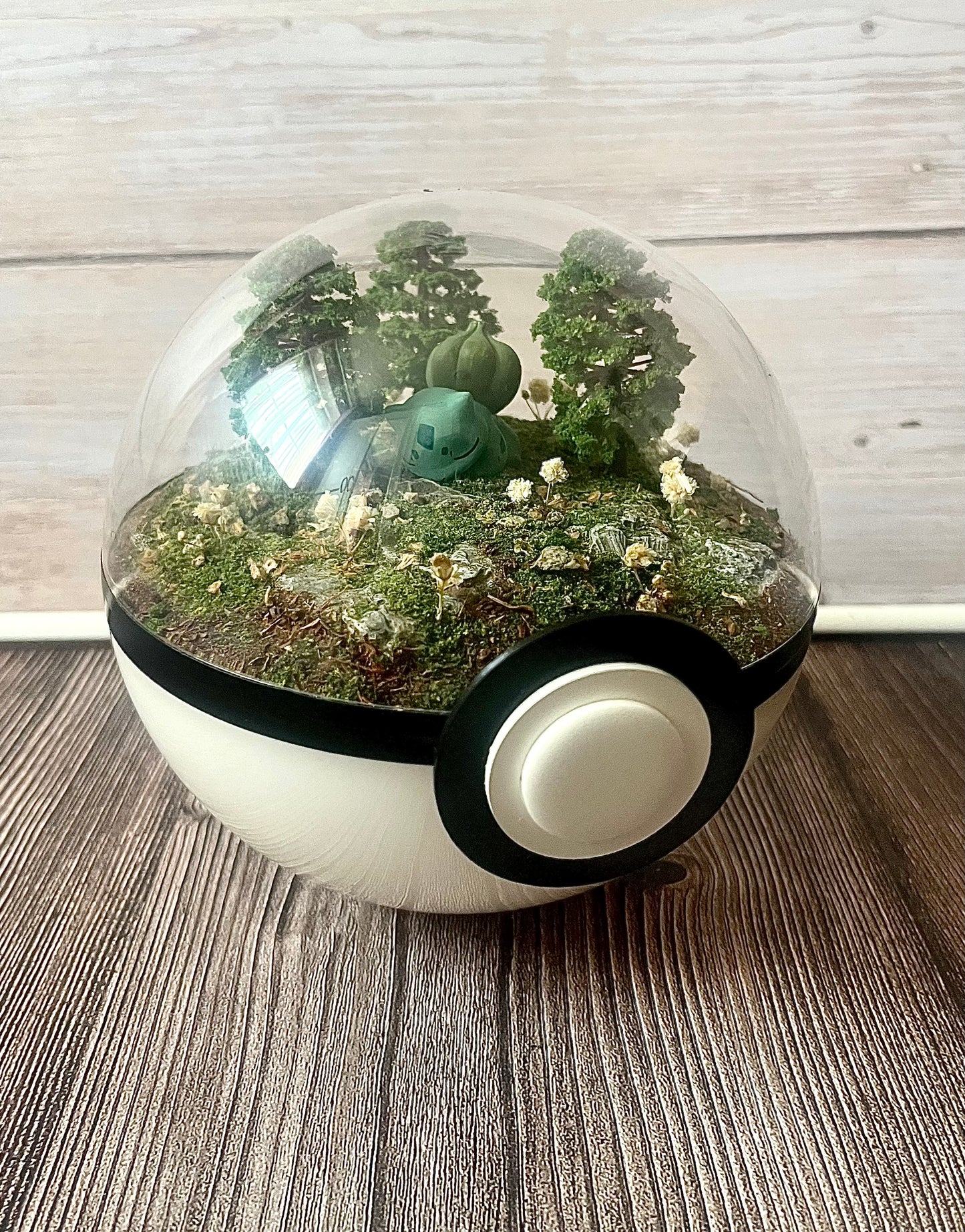 BULBASAUR (Large 14cm) PokéBall Diorama Terrarium